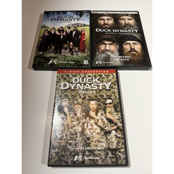 Other - Duck Dynasty DVD Lot Seasons 1, 2 vol 1, 3 A&E Reality TV Hunting Series 7 discs